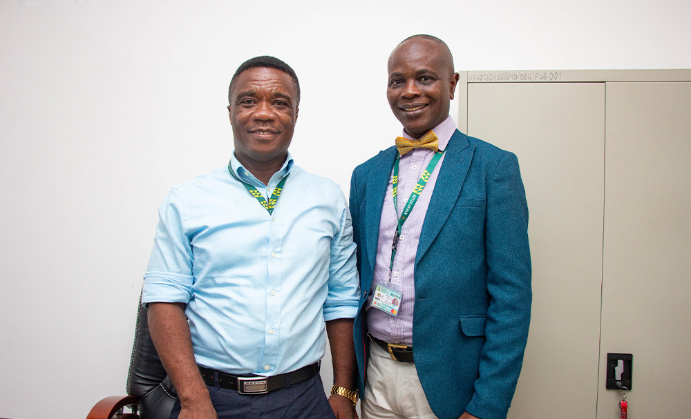 Prof Yorke and Prof Antwi-Kusi