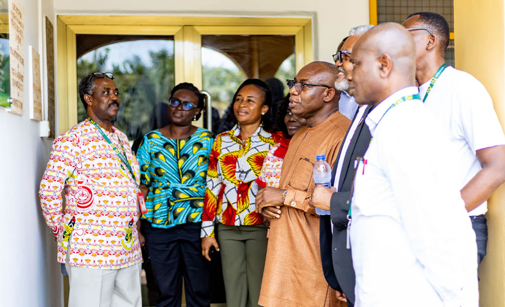 Prof Agyare, Dean of SMS and other faculty members