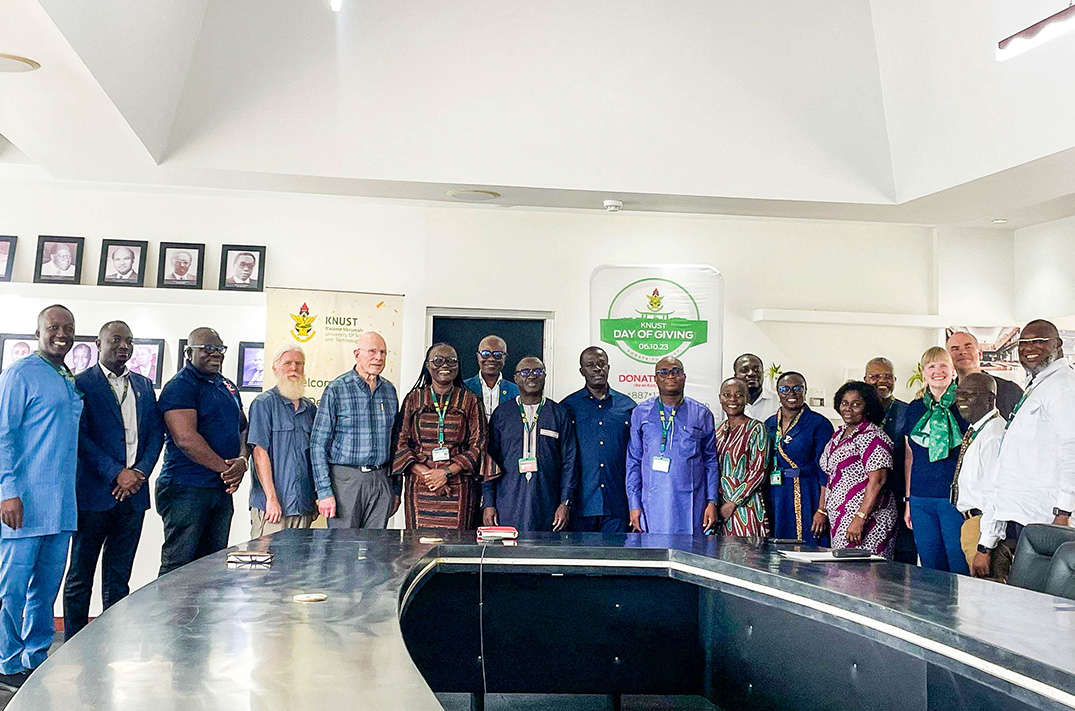 KNUST SMS and University of Utah Delegation Call on Vice Chancellor Ahead of Joint Anniversary Celebration