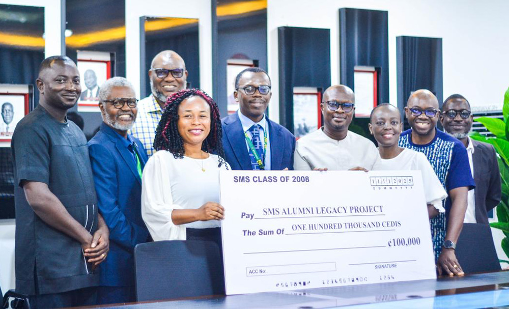 SMS Class of 2008 Donates GH₵100,000 Towards Legacy Project