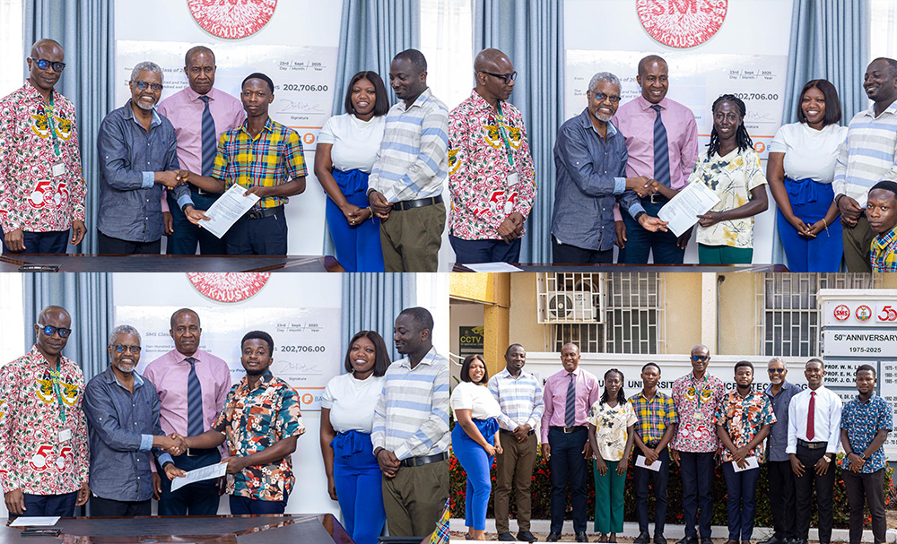 Three SMS Students Receive Aboagye-Kumi SMS Fund Scholarship
