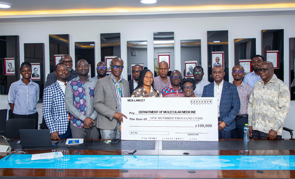 KNUST Molecular Medicine Department Receives GH¢100,000 Support from MDS Lancet Laboratories for Lab Renovation