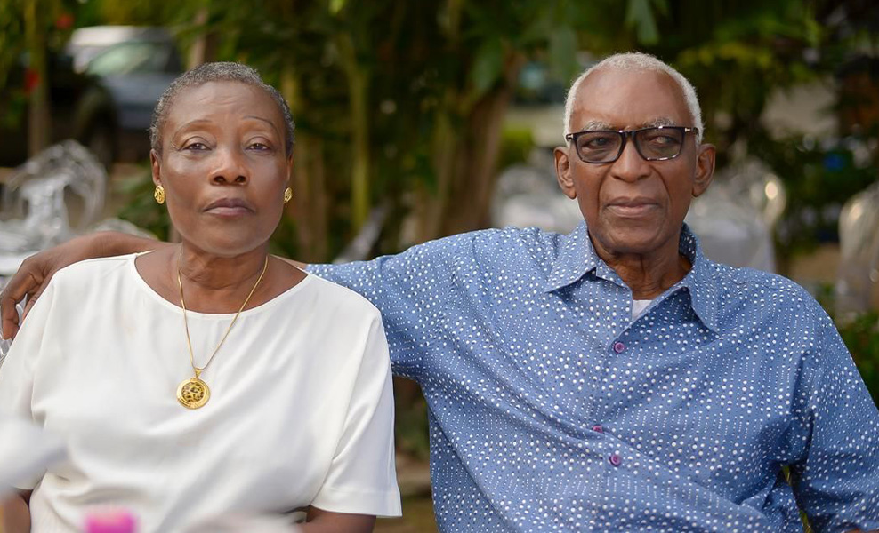 Mrs. Patience Akuffo and her Husband