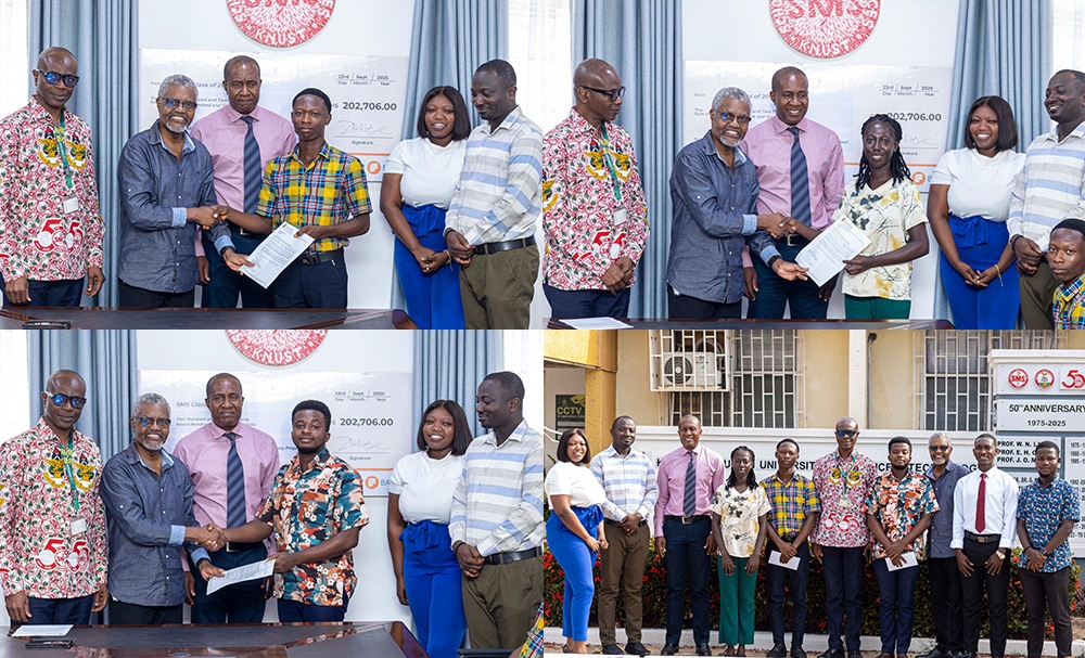 Three SMS Students Receive Aboagye-Kumi SMS Fund Scholarship